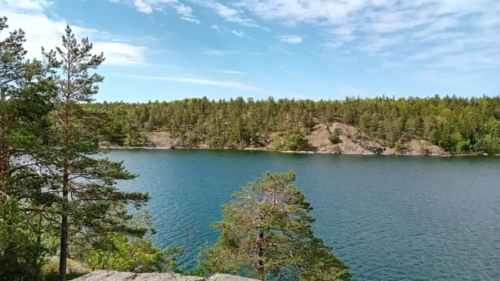 Blick in den Tyresta-Nationalpark, auf einer mehrtägigen Wandertour