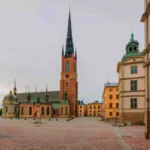 L'église de Riddarholmen pendant la visite à pied